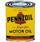 VINTAGE PENNZOIL MOTOR OIL PORCELAIN SIGN GASOLINE SERVICE STATION PUMP PLATE