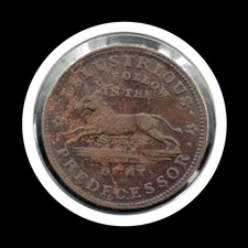 HT-34 1837 Hard Times Token - Executive Financiering (57814)
