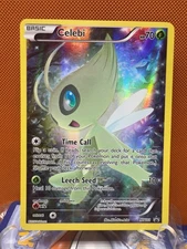 Pokemon TCG Mythical Celebi XY111 Full Art Black Star Holo Promo LP
