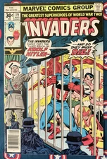 THE INVADERS #19 (Marvel Comics 1977) Adolf Hitler, 1st App 2nd Union Jack • FN