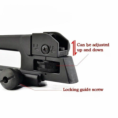 Metal Alloy Carry Handle Rear Sight Mount Removable Adjust Low Profile Mount - Bild 12 von 13