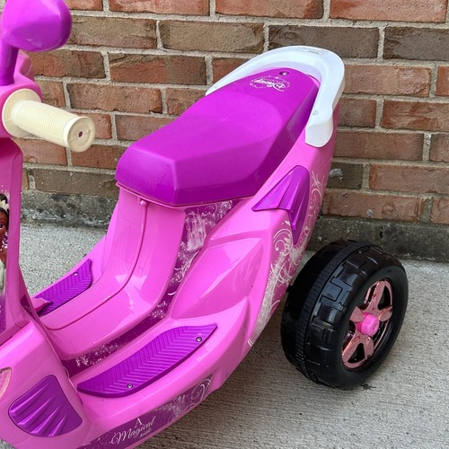 Disney Princess Ride-On Scooter Bike EC-1301 Pink Battery Powered - Rare Vintage - Picture 3 of 18