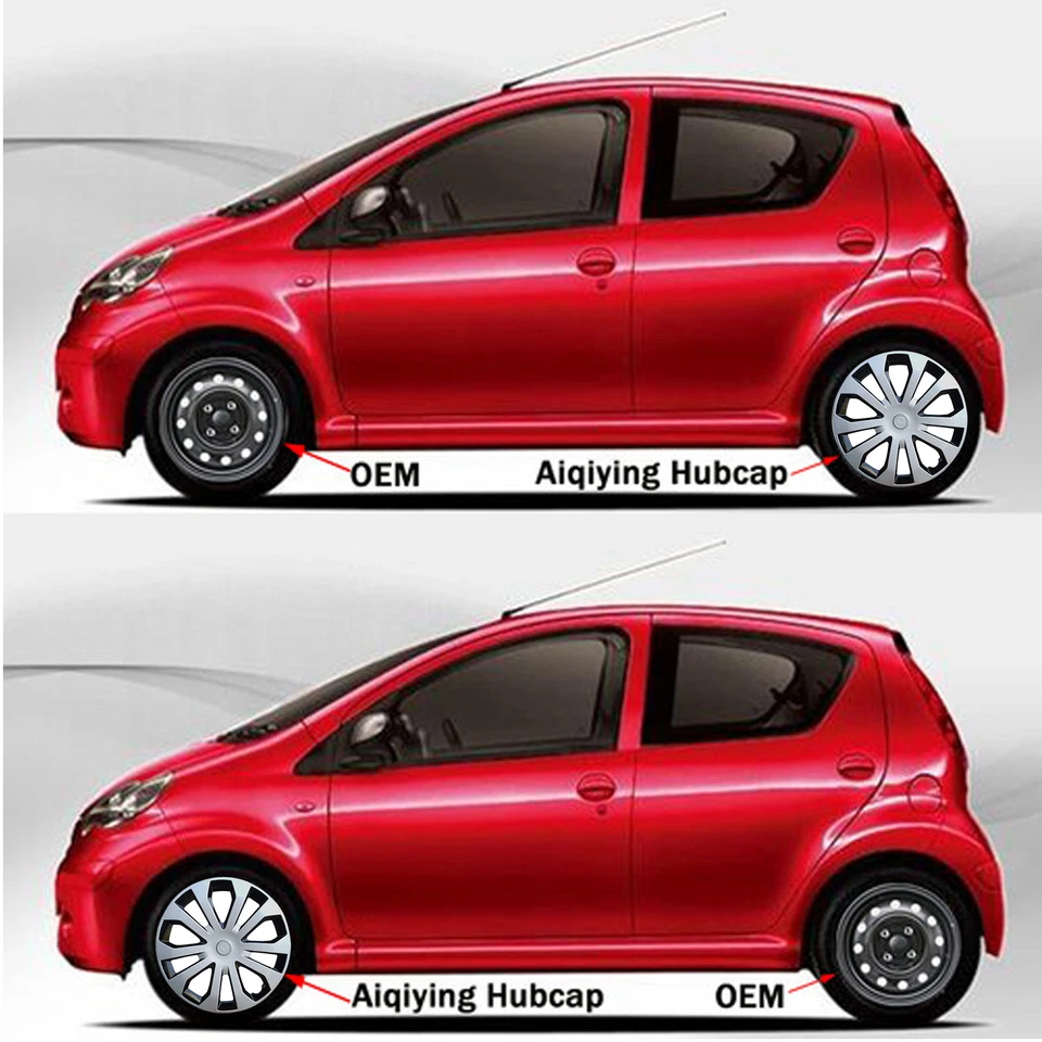 4 шт 16-дюймовых защелкивающихся колпаков ступицы колеса с полным ободом подходят для Honda Odyssey 2004-2021 - Изображение 3 из 4