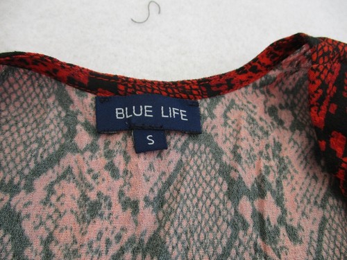 Mono Blue Life Rojo Diseño Piel de Serpiente Talla S - Imagen 2 de 8