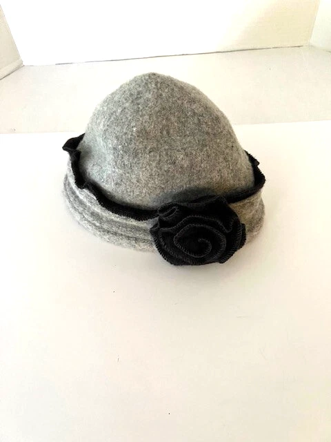 Gray 100% Wool Vintage Hats for Women for sale | eBay display picture 3