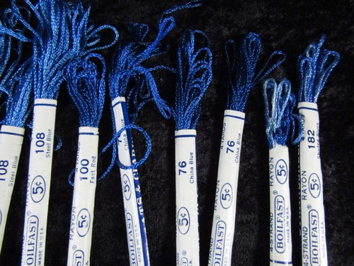 Vtg Coats & Clarks Strandsheen 76 Skeins Rayon Embroidery Floss 4 Strand/Yard - Picture 10 of 24