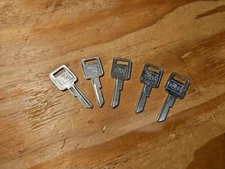 Lot Of 5 Curtis GM B-50 Key Blanks