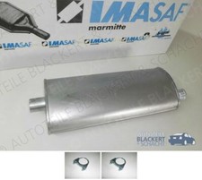 IMASAF Auspuff Mitteltopf + Schellen für Jeep Grand Cherokee II 3.1 TD / 4.7 V8