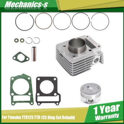 For Yamaha TTR 125 Cylinder Piston Rings Top End Kit Set TTR125 TTR125E 2000-09