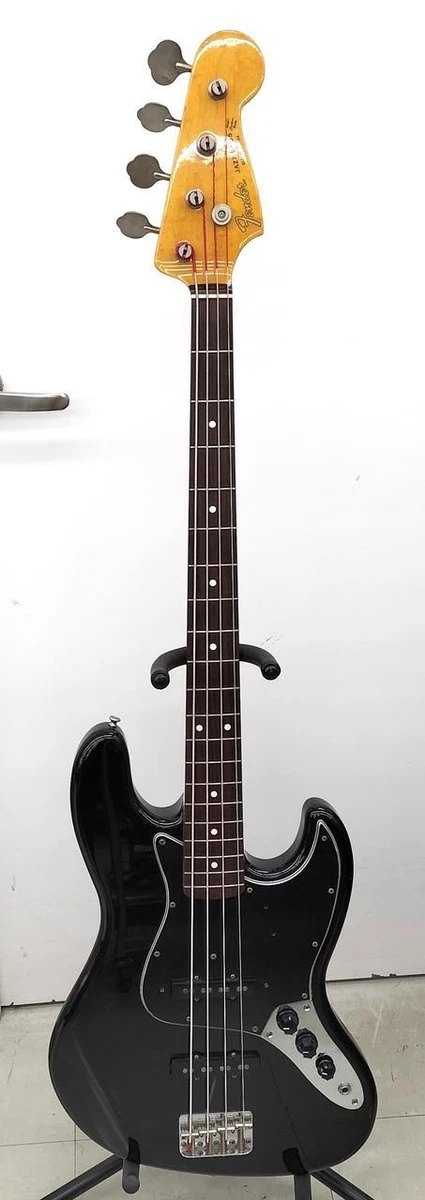 Fender Japan Electric Bass Guitar Jazz Bass O Serial Crafted In Japan W/Gig Bag