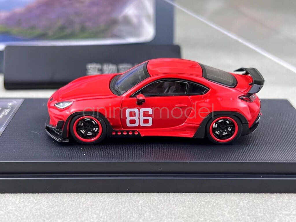 Fuji 1:64 Red GR86 Pandem ZN8 Racing Sports Diecast Metal Car | eBay