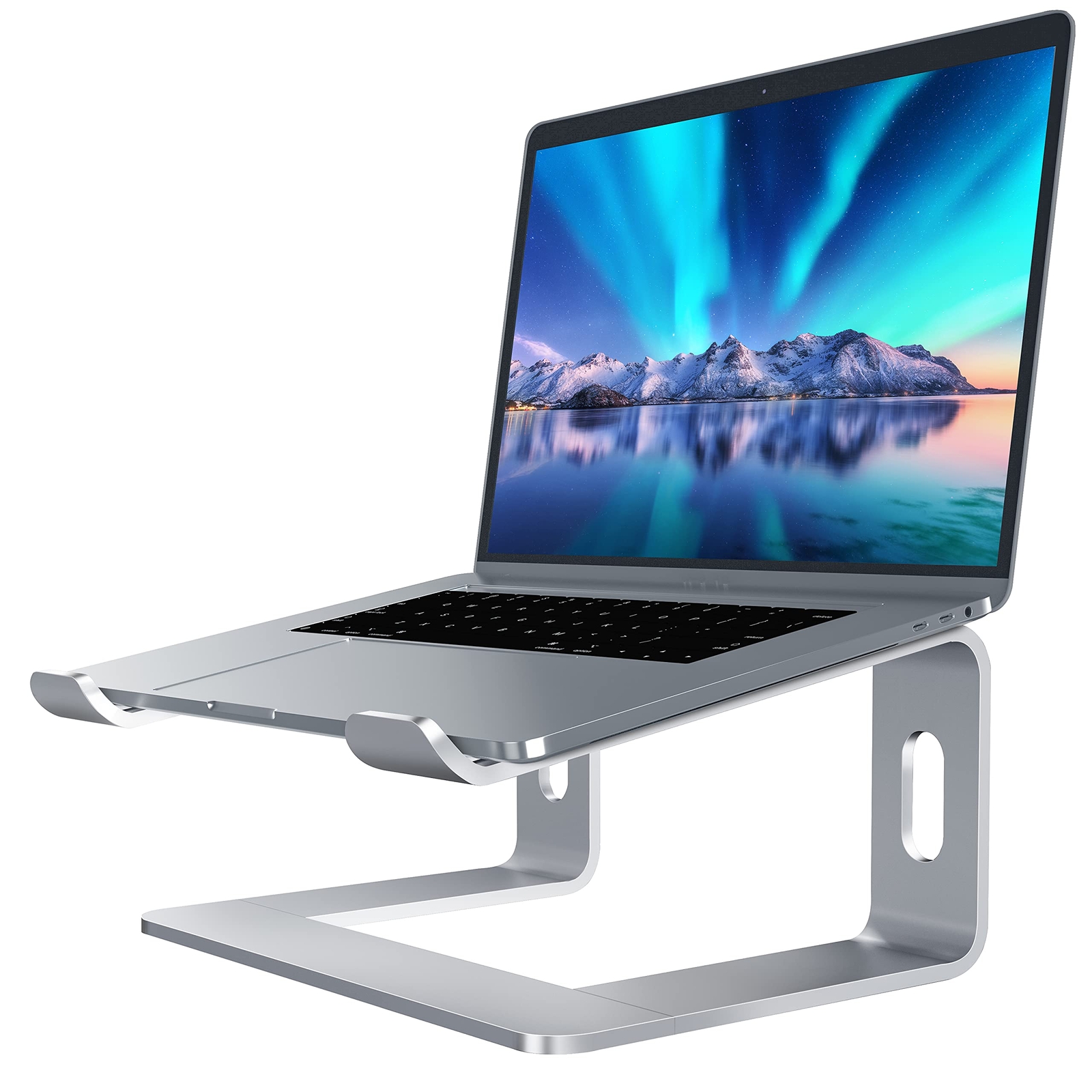 Laptop Stand, Aluminum Computer Riser, Ergonomic Laptops Elevator for Desk, M...