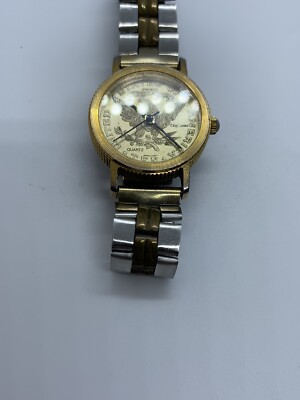 Oleg Cassini Ten Dollar Gold Tone Coin Womens Watch. Oleg cassini gold tone - Gem main image 3