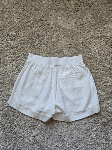 Faherty Arlie Day Pantalones Cortos Crema Mezcla Lino Mujer S Diario Informal - Imagen 4 de 9