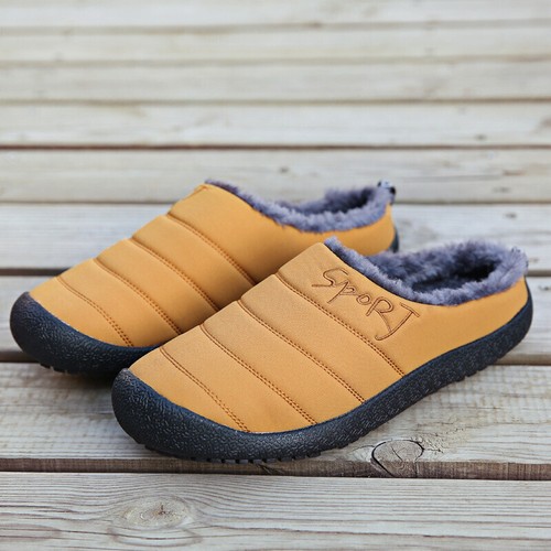 Men's Women's Clogs Slippers Plush Lined Mules Slip-on Shoes for Indoor &Outdoor - Picture 16 of 20