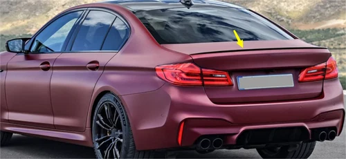 Glossy Black Rear M5 Style Spoiler Wing Fit 2011-2017 BMW 5 Series F10 Sedan 4DR - Picture 6 of 8
