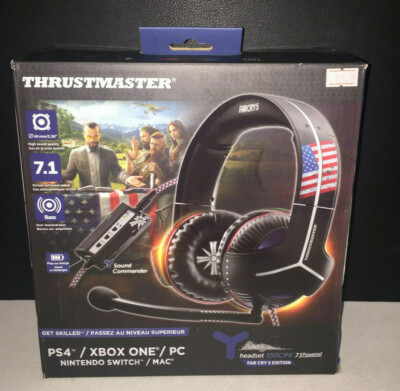 Thrustmaster 300CPX Black Over the Ear Headsets 663296421234|