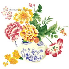 Chinese 100% real natural silk thread,su hand embroidery kits:vase flower 8"