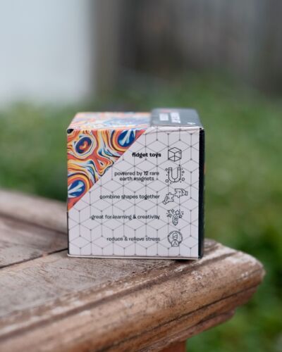 Multi-Shaped Changeable Magnetic Shifting Cube Puzzle Box - Flame Pattern - Picture 3 of 5