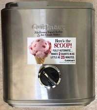 Cuisinart 2Qt Yogourt Surgelé Sorbet Glacière Glacière ICE-30BC BASE UNIQUEMENT