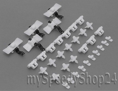 35 tlg Mercedes Beplankung Klammern Befestigung Clips Sacco W124 A124 C124 S124