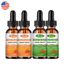 Berberine HCL Extract Liquid Drop with Ceylon Cinnamon for Heart Health & Immune