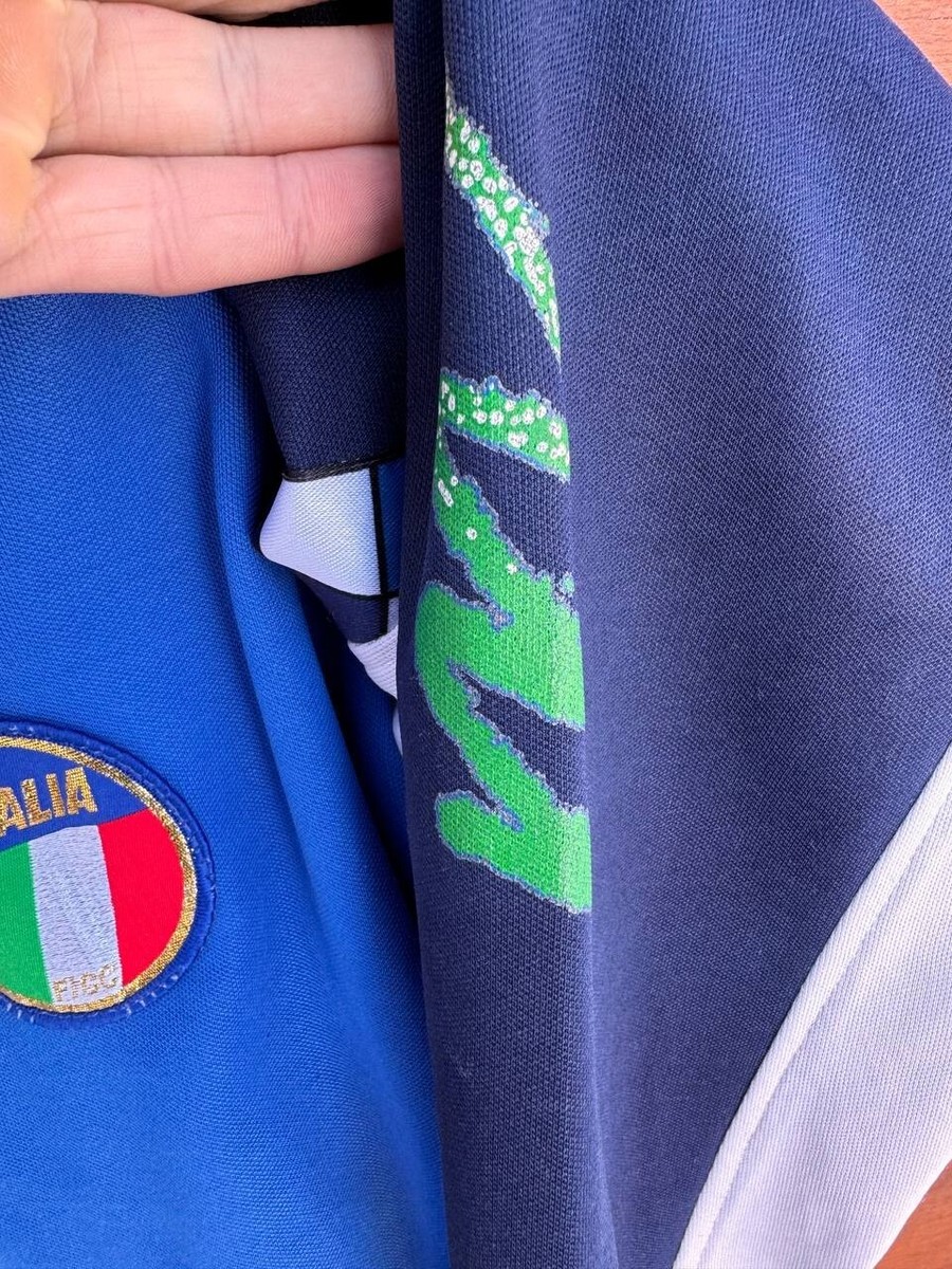 ITALY 1990/1992 FOOTBALL TRACK JACKET JERSEY DIADORA SIZE L ADULT