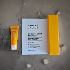 Paula's Choice C5 Super Boost Moisturizer Travel Size 0.10oz/3ml New in Box