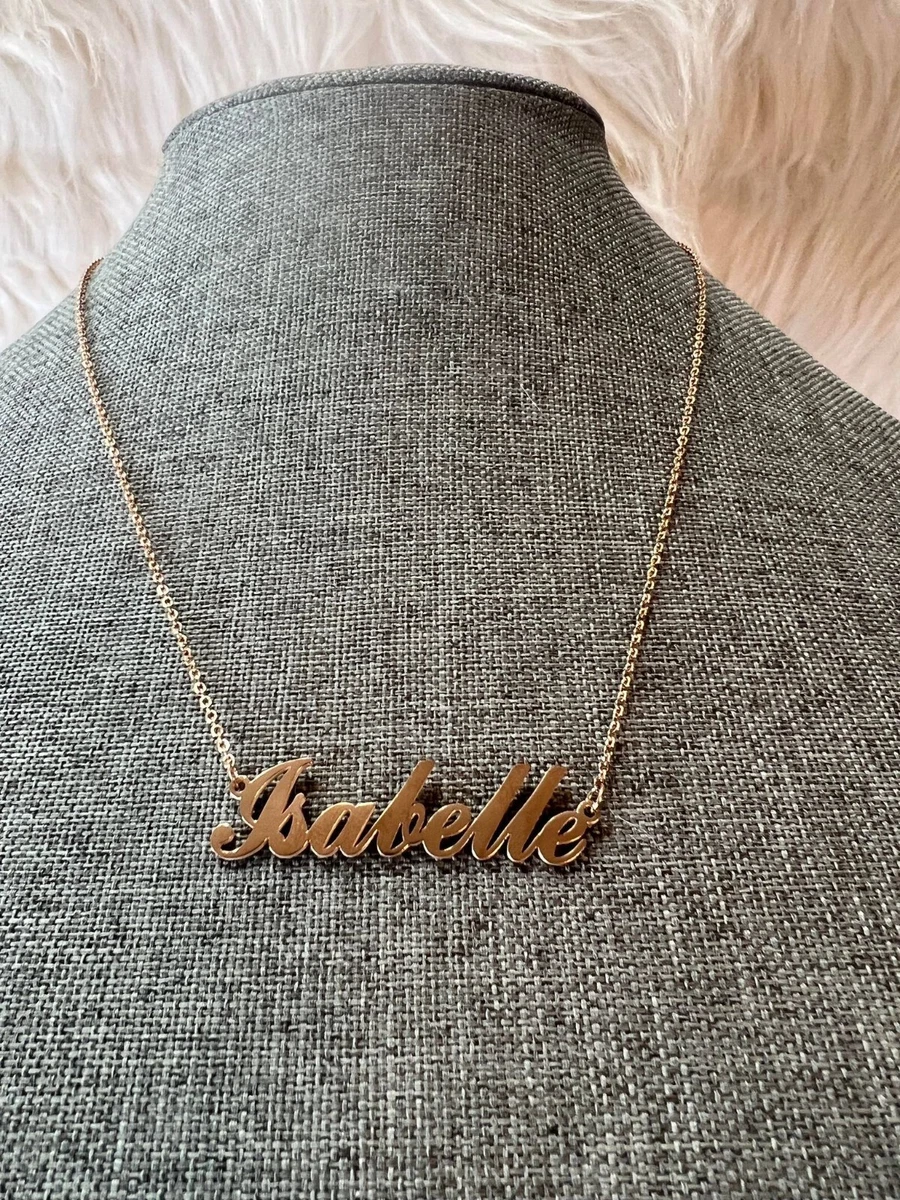Isabelle store name necklace