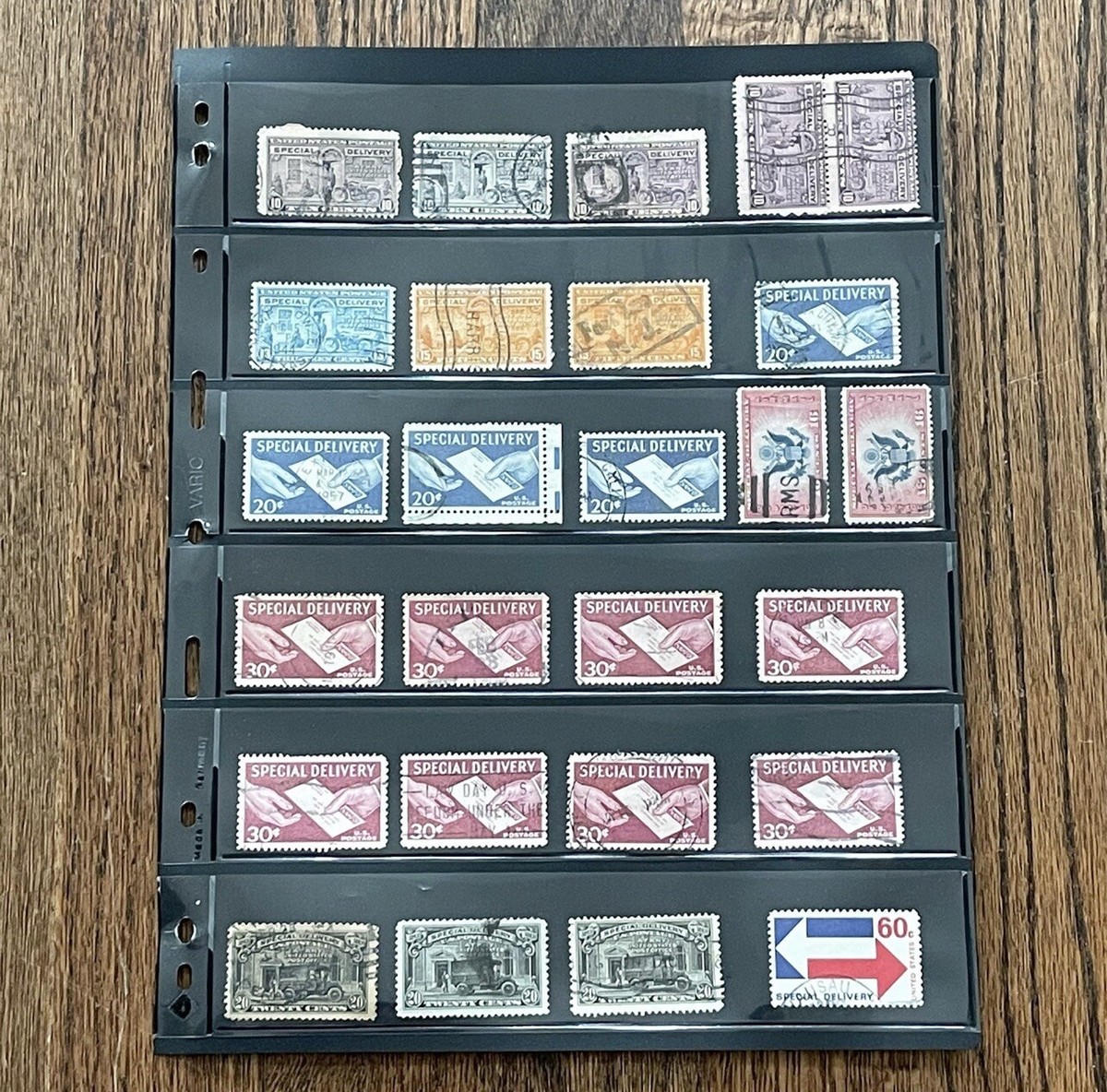 U.S. Postage Special Delivery Stamps Sc. #E12 - #E21 Air Mail  display picture 1