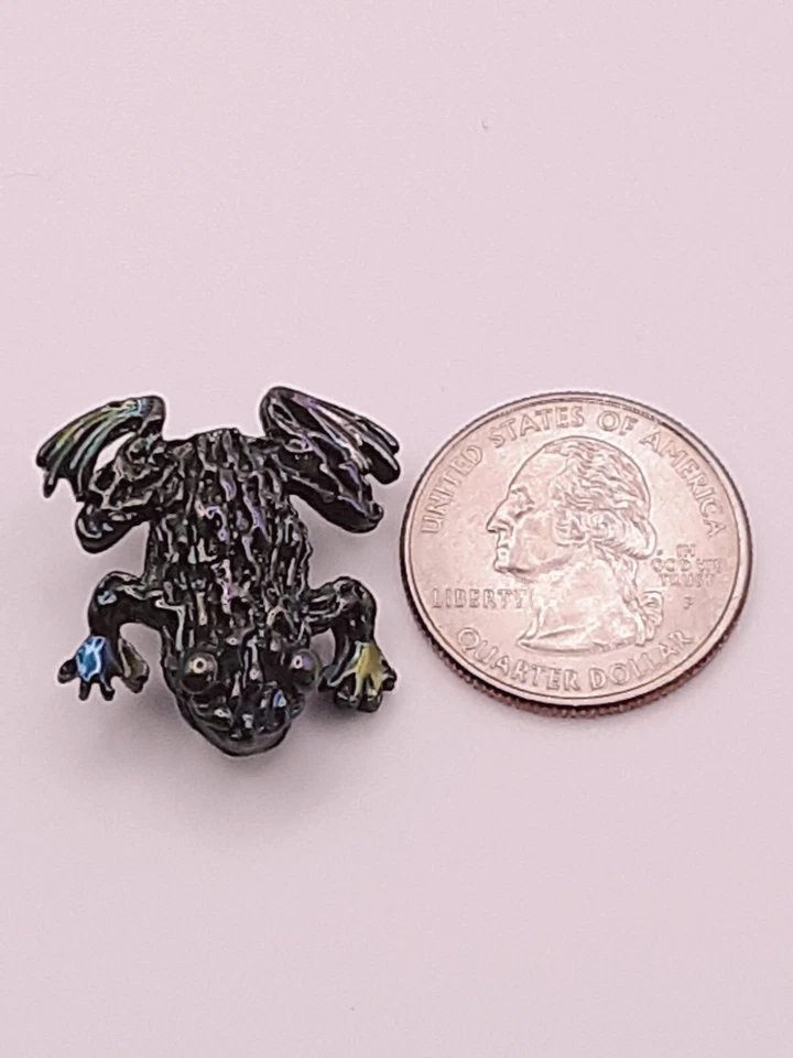 JAY STRONGWATER? Broche/Pin Rana SUPER RARA IRIDISCENTE Foto 3 de 4