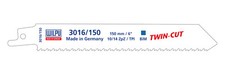 WILPU 3016/150 TWIN-CUT - S&auml;bels&auml;geblatt - 130 mm - 10-14 ZpZ (20 St&uuml;ck) (143150