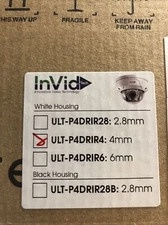 Invid Tech Ultra ult-p4drir4 4mm Ip Dome Camera