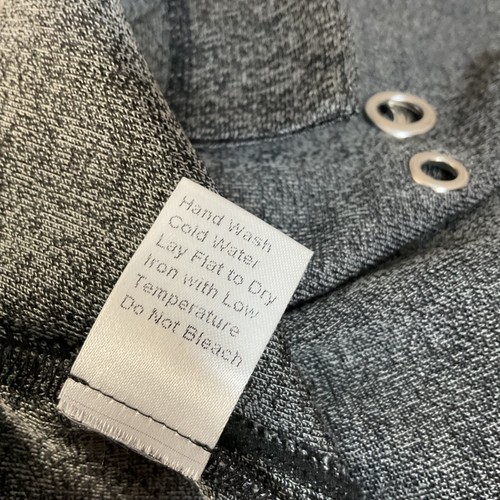 Misook Strickjacke Staubtuch Gr. 0X grau lang vorne offen Ösen Details - Bild 10 von 10
