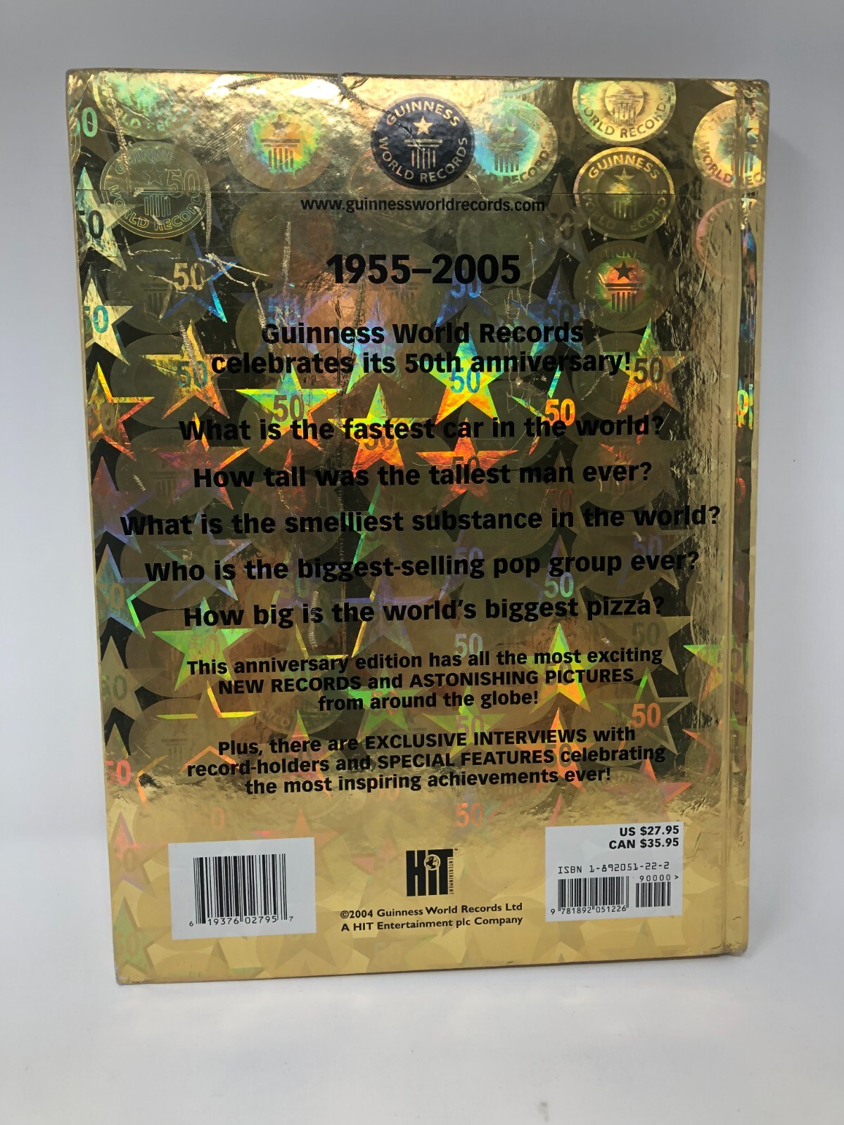 Guinness World Records 2005 Special 50th Anniversary Edition Hardcover