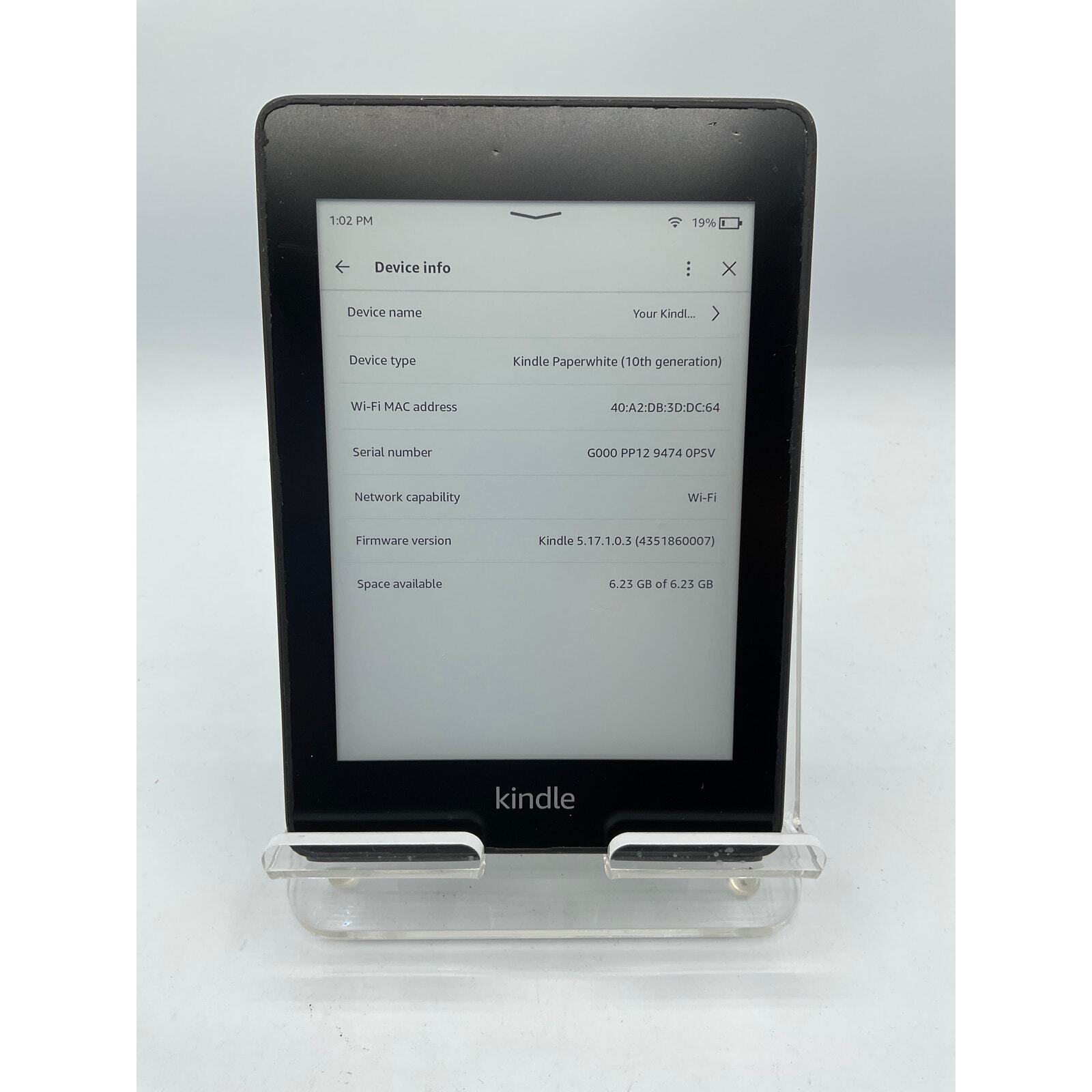 Kindle Paperwhite 10th Gen 8GB Waterproof E-Reader with Built-in Light  -image
