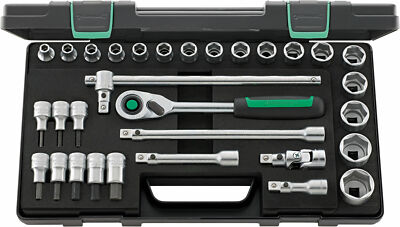 Stahlwille SOCKET SET 1/2'' 96031240 Set with  31 Psc. 52/54/25/6QR