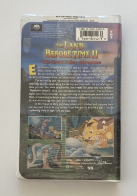 The Land Before Time II: The Great Valley Adventure (VHS, 1994