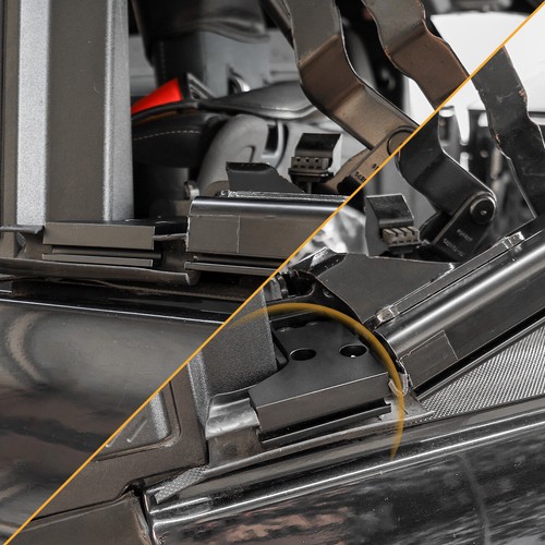 2X Window Guide Rail Guard for Ford Bronco 4-Door 2021-2025 M2DZ-7851532-A - Picture 6 of 8