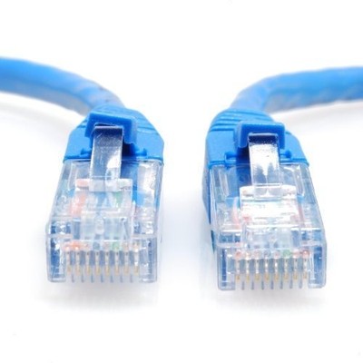 Etronic   Networking Cat5e Patch Cable - (100 Feet) - Blue RJ45 New