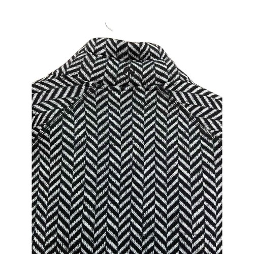 T By Talbots Herringbone Chevron Fleece Jacket Women’s Sz Small Long Sleeve Zip - Picture 4 of 11