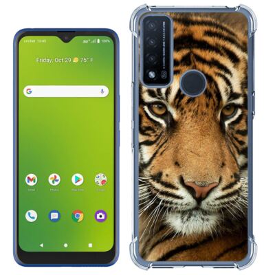 For Cricket Innovate Dream 5G Icon 3 TPU Case+Glass(Tiger Stare)
