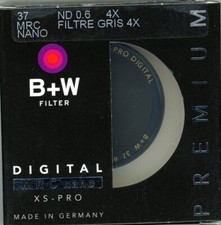 B+W 37mm XS-Pro MRC-Nano 802M Solid Neutral Density 0.6 Filter (2-Stop)  1089149