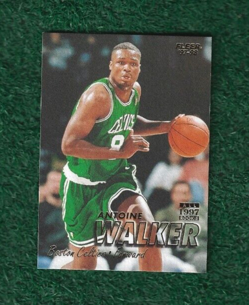 ANTOINE WALKER - 1997-98 FLEER ALL ROOKIE CARD # 8 - BOSTON CELTICS - NBA