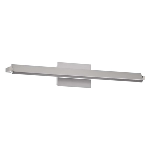 Wandleuchte Flurleuchte Schlafzimmerlampe Led Metall Nickel Verstellbar B 60 Cm-image