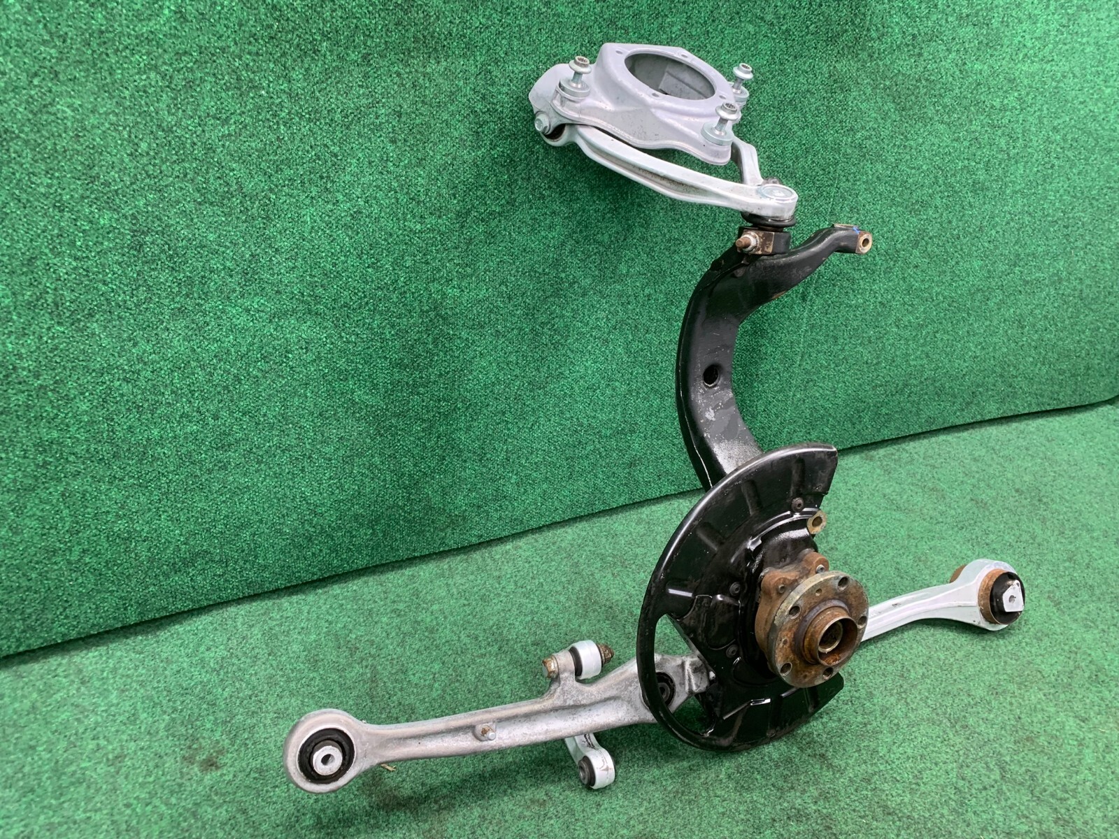 🛑 03-10 Bentley Continental GT Left Front Spindle Knee Complete Assembly OEM