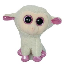Ty Beanie Boo Twinkle Lamb Sheep Glitter Eyes Plush Stuffed Animal 2017 9.5"