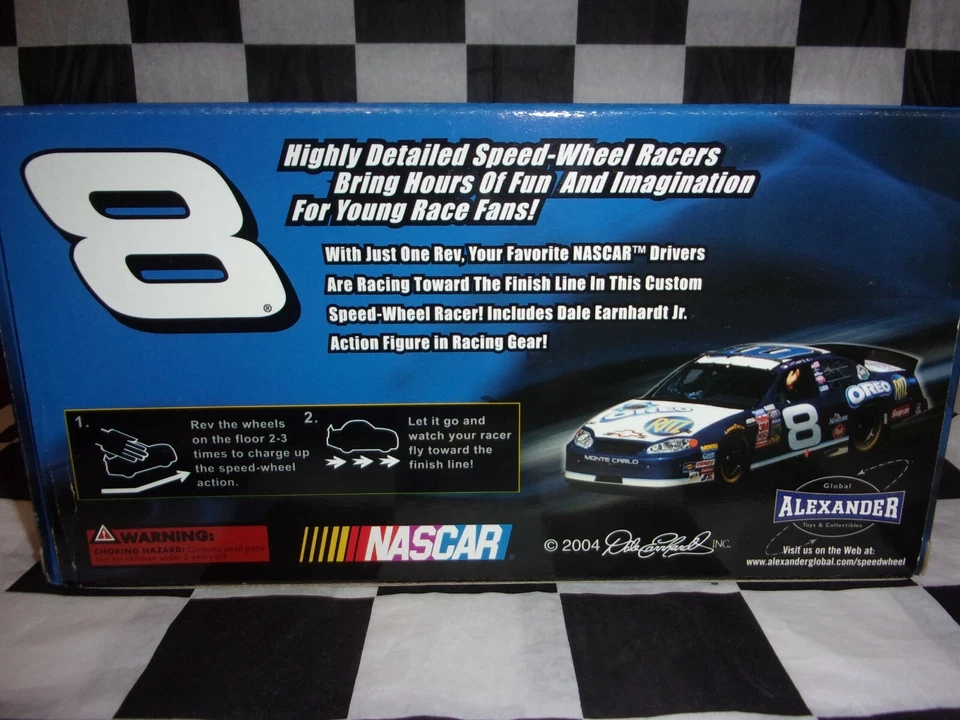 Dale Earnhardt Jr #8 Oreo Ritz 2004 Speed-Wheel Racer w/ Action Figure - Image 3 of 4
