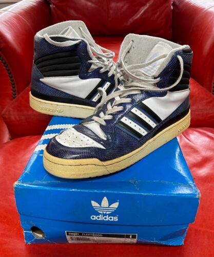 * RARE 2004 ADIDAS Fleetwood Brougham RUN DMC HI Superstar Snakeskin Sneakers *  - Zdjęcie 1 z 12