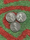 New Listing1943 P S D Lincoln Wheat Small Cent Steel Circulated US One Cent Coin Lot #2